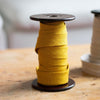 Mustard linen bias binding from Helen Round