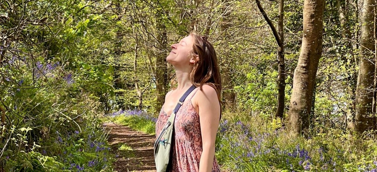 Forest Bathing in the Woods on the Rame Peninsula, Cornwall by Helen Round