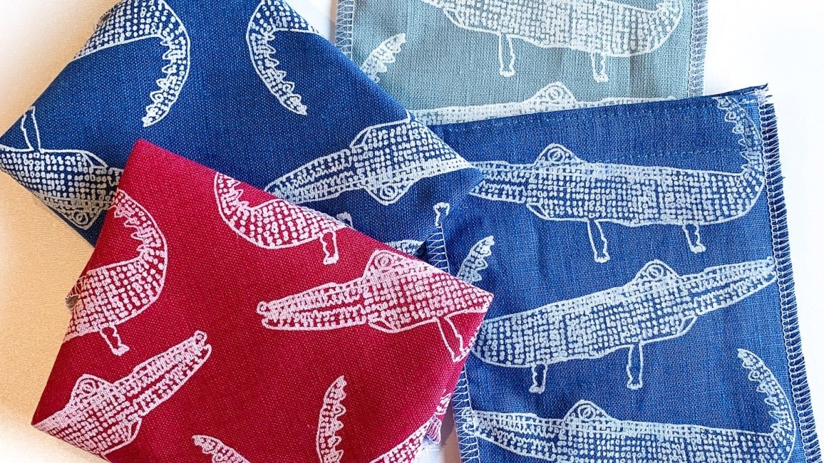 Crocodile Design on Snack Bags and Sandwich Wraps