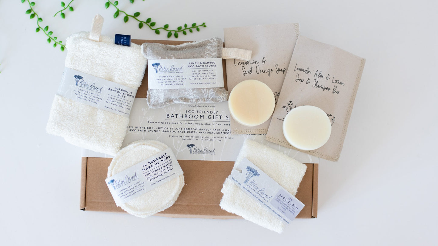 Luxury Eco Bathroom Gift Set from the Eco Collection by Helen Round