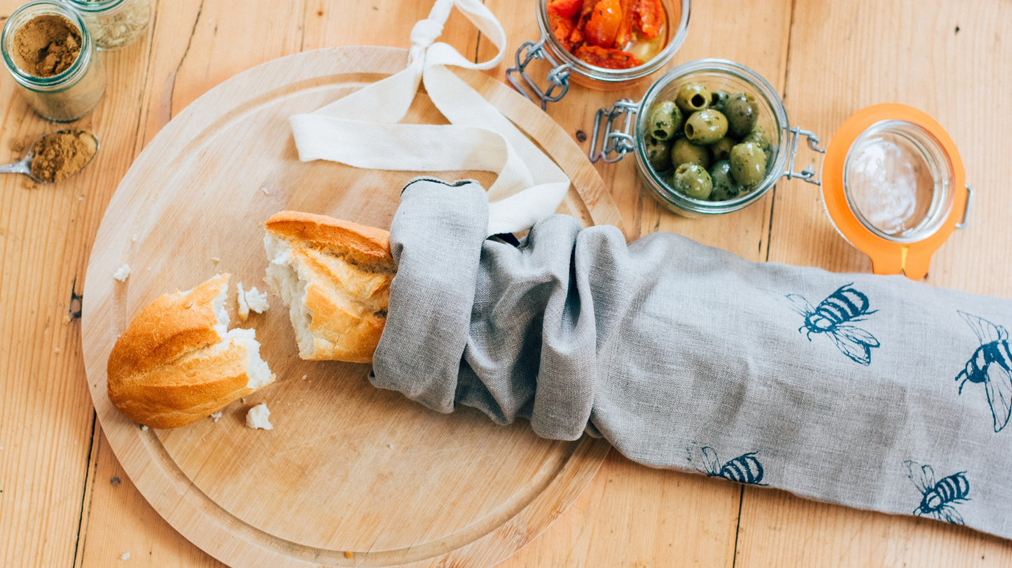Bee Baguette Bag from the Honey Bee Collection by Helen Round