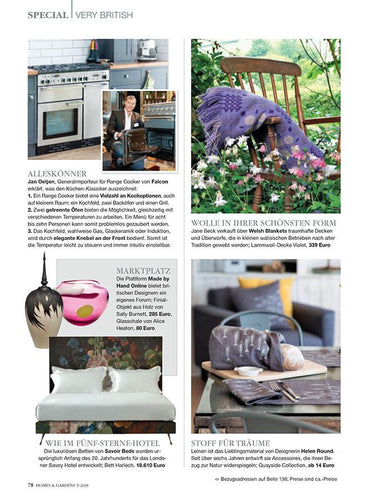 Home & Gardens May 2018 - Article featuring Helen Round