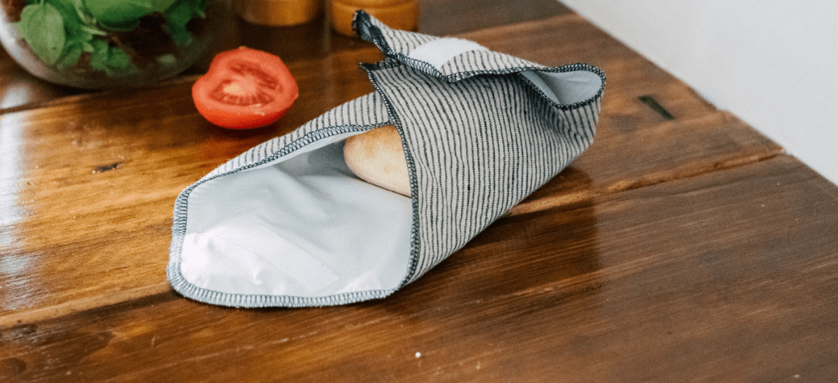 Linen Striped Sandwich Wrap from Helen Round