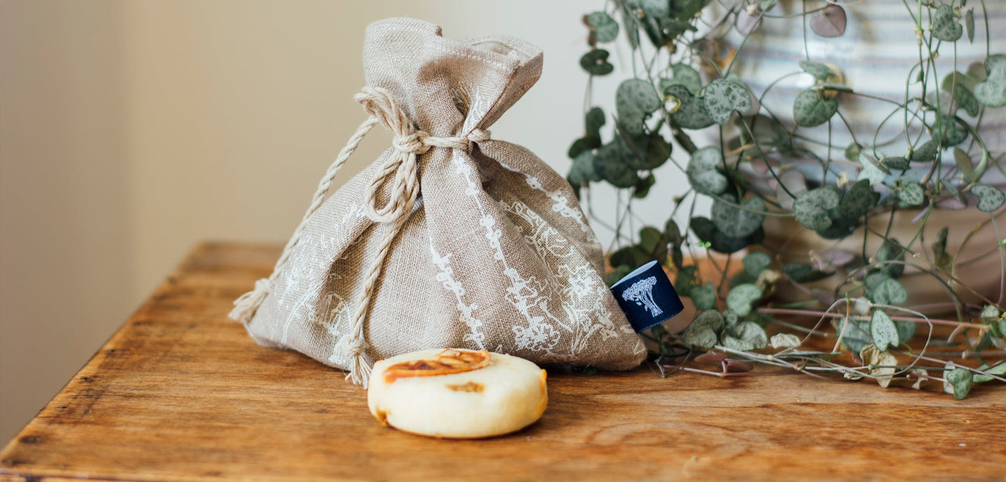 Linen Soap Bag - Great For Travelling
