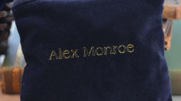 Velvet Jewellery Travel Pouch Created For Alex Monroe