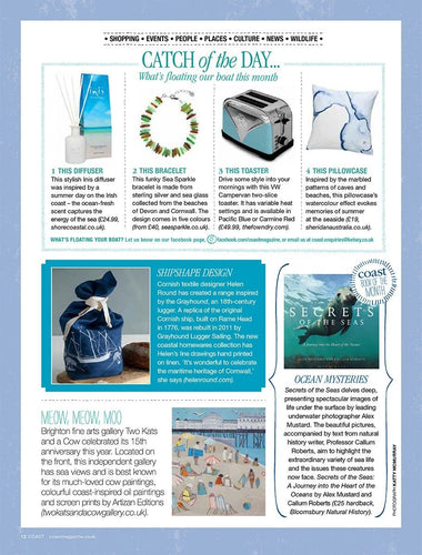 Coast November 2016 - Article featuring Helen Round