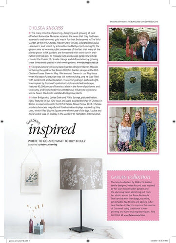 Cornwall Today July 2015 - Article featuring Helen Round