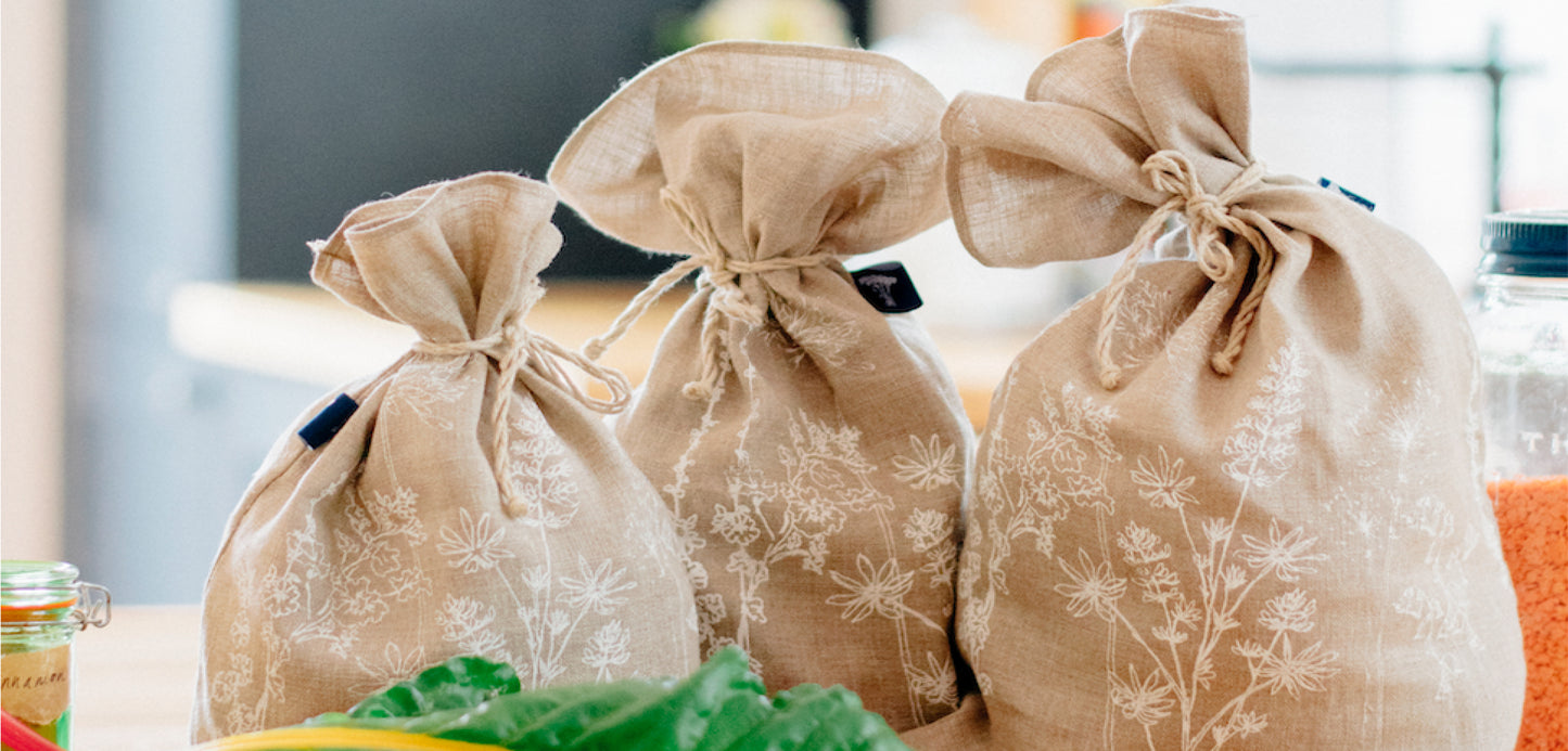 New Produce Bags and Phoebe's Yummy Hummus