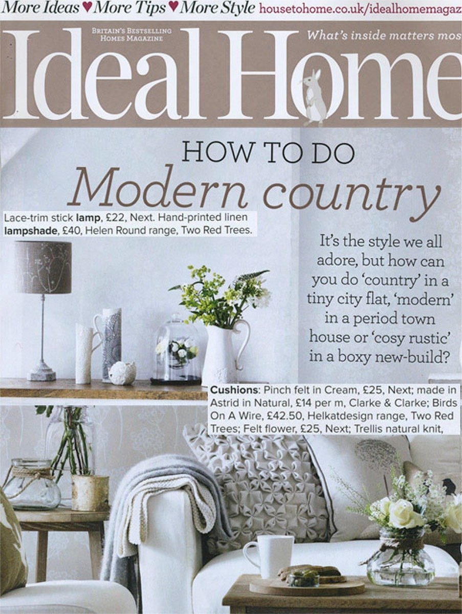 Ideal Home October 2013 - Article featuring Helen Round
