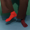 red merino socks