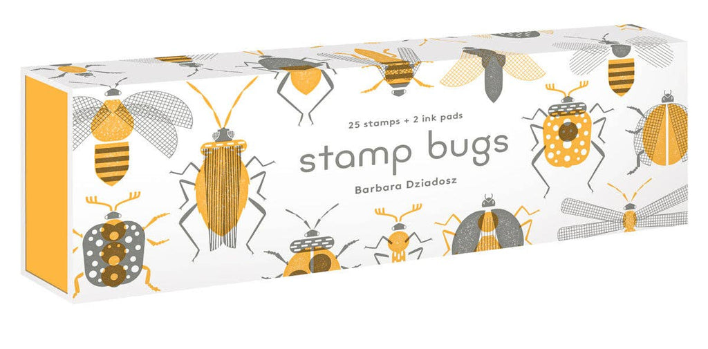 Bug Stamp Kit Rubber Stamp Kit - Stamp Bugs | 25 Stamps & 2 Ink Pads | Helen Round