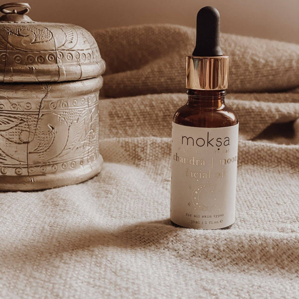 Moksa Chandra Facial oil sold by Helen Round