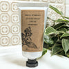 Hand cream tube with sandalwood scent sold by Helen Round