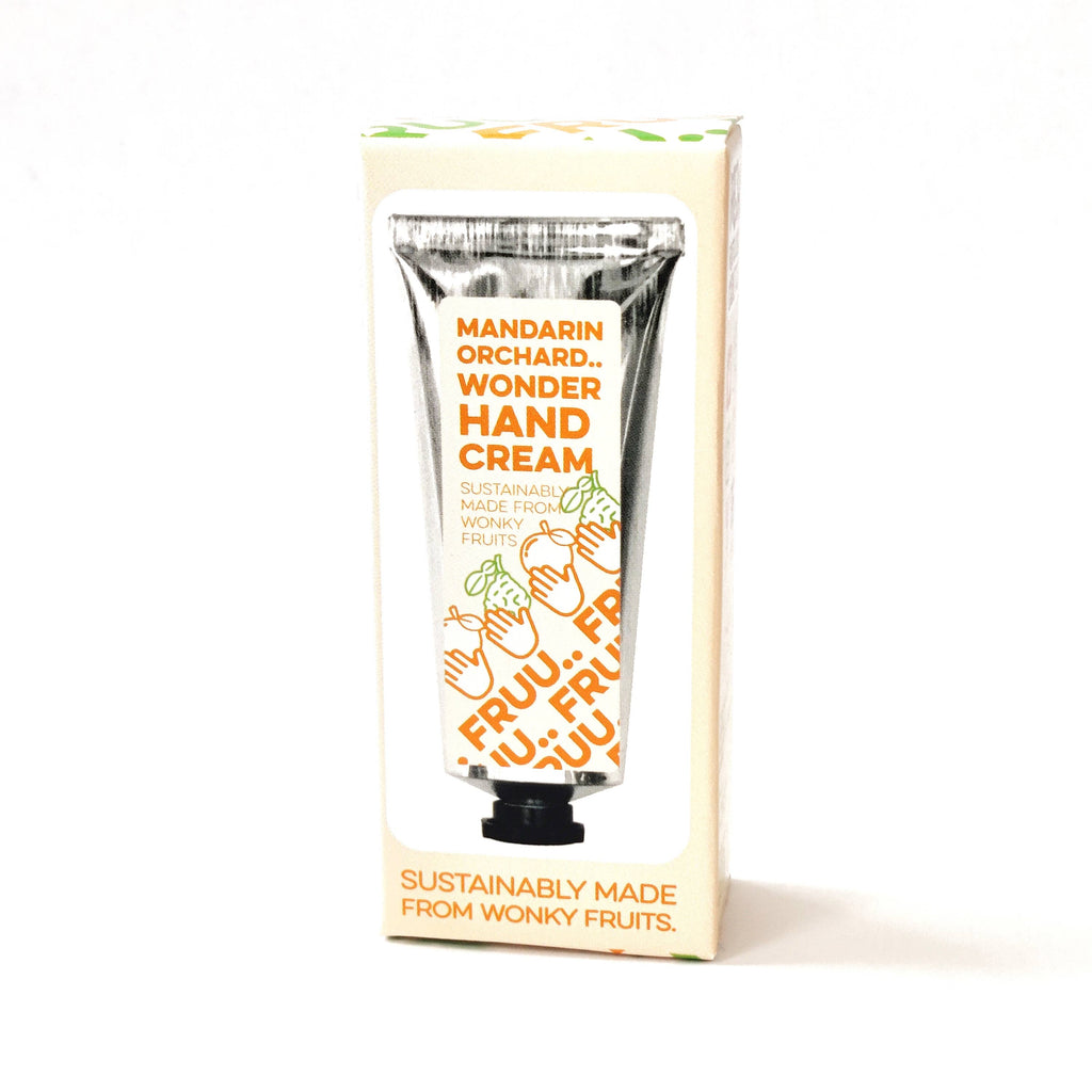 Mandarin Orchard Wonder Hand Cream packaging on a white background