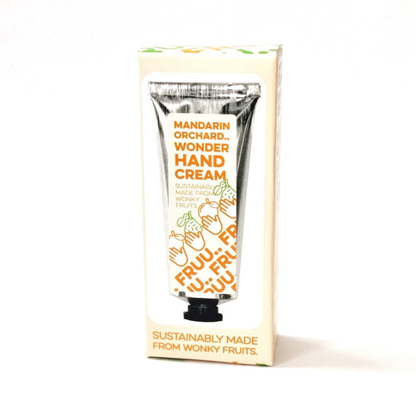 Mandarin Orchard Wonder Hand Cream packaging on a white background