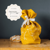 Best Gift Award Winning Mustard Linen Bread Bag from the Hedgerow Collection by Helen Round