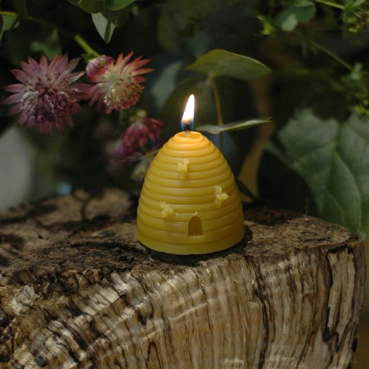 Beehive wax candles by Beeswax Alchemy