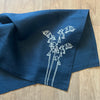 Helen round - BLuebell Napkin Navy blue 