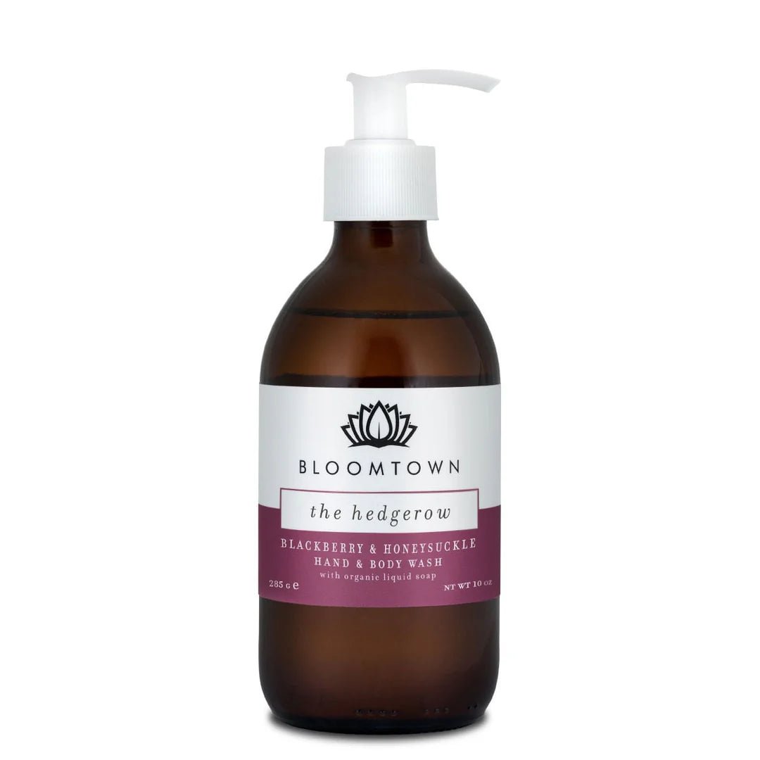 Palm Oil Free Hand & Body Wash "the hedgerow fragranced with Blackberry & Honeysuckle by Bloomtown - Helen Round