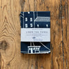 Coastal Navy Blue tea towel by Helen Round