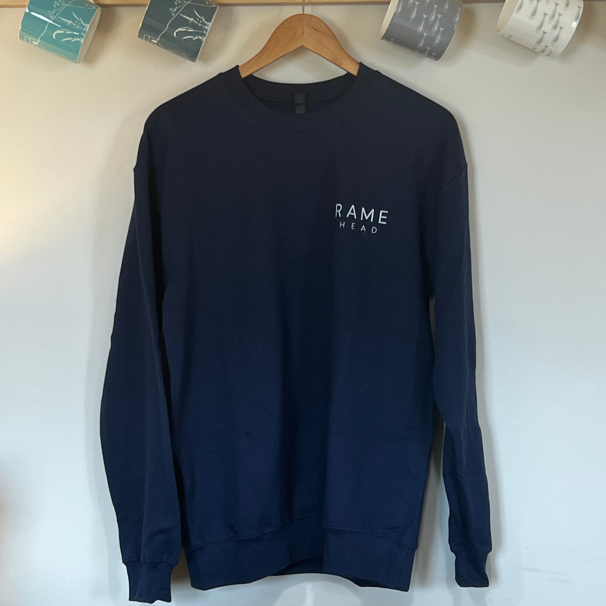 Helen Round Navy Blue Rame Head Jumper 