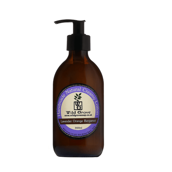 Wild Grove Body lotion Lavender, orange and Bergamot sold by Helen Round