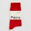 pairs postbox red merino socks