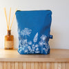 Indigo Toiletry Bag from the Garden Collection by Helen Round