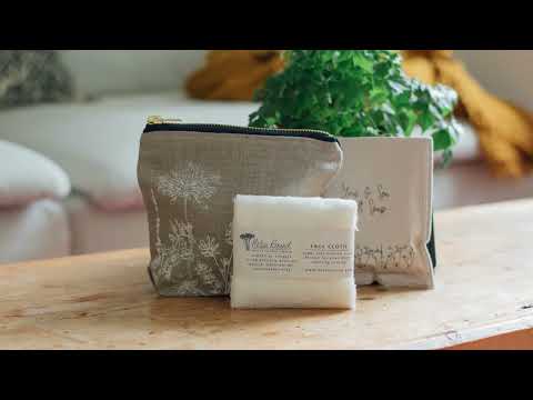 Linen Makeup Bag Gift Set