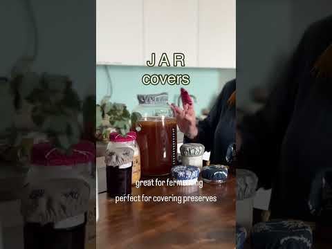 Reusable Small Linen Bowl Covers For Jars