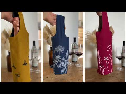 Bee Bottle Bag/Tote - Reversible