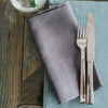 Pre-washed Slate Grey Linen Napkin, available in Sets of Four from Helen Round
