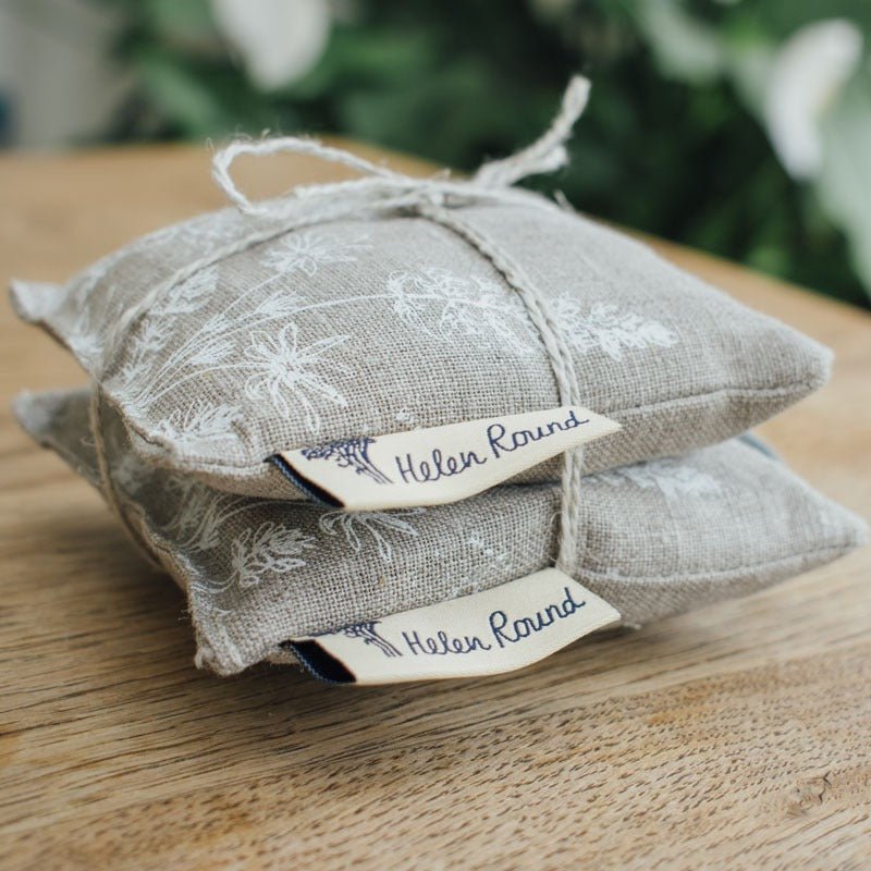 linen lavender bag set of two