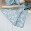 Linen Tea Towel Pure Linen Garden Design - Seconds - Helen Round Seconds & End Of Lines