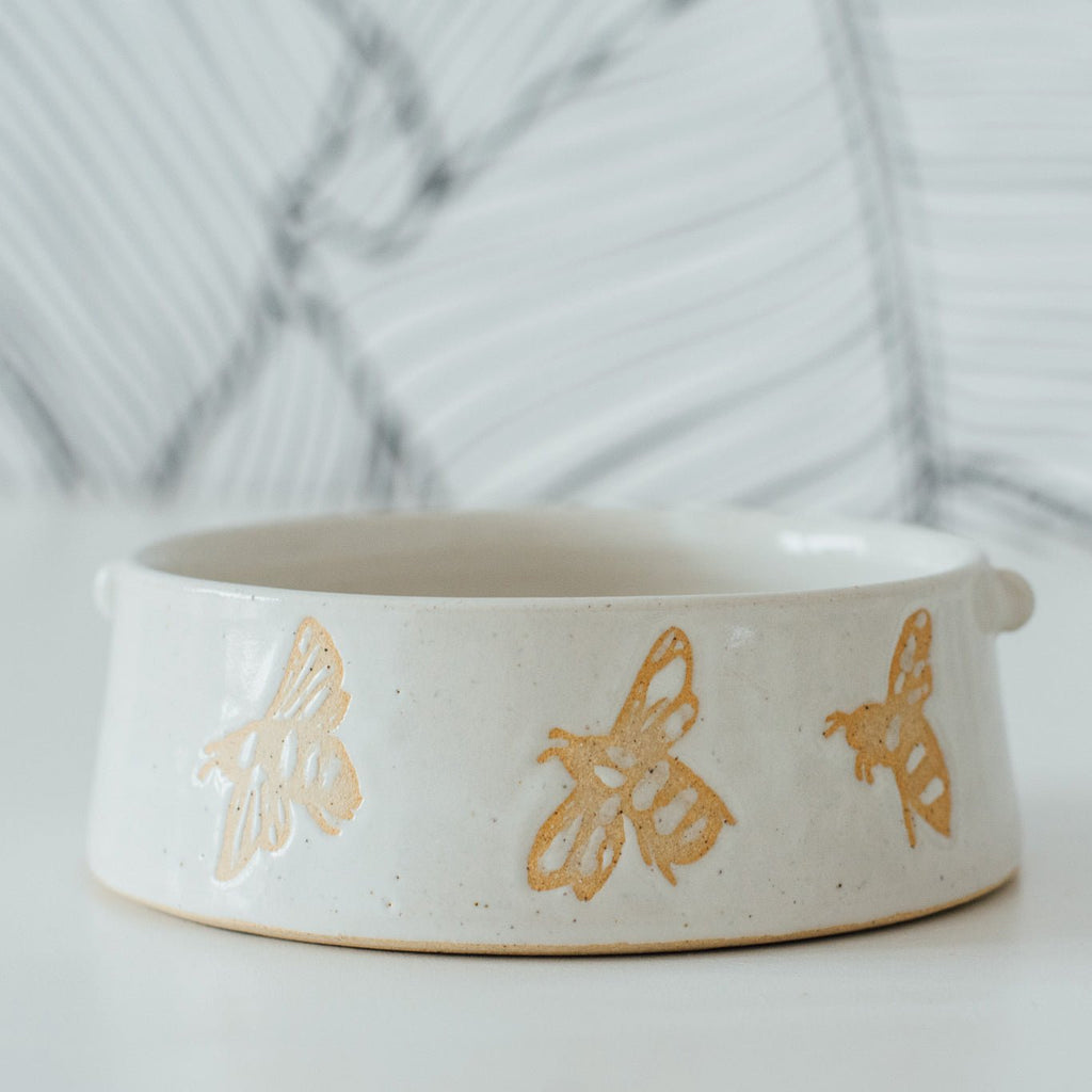 Ceramic Pot Honey Bee from the Honey Bee Collection by Helen Round