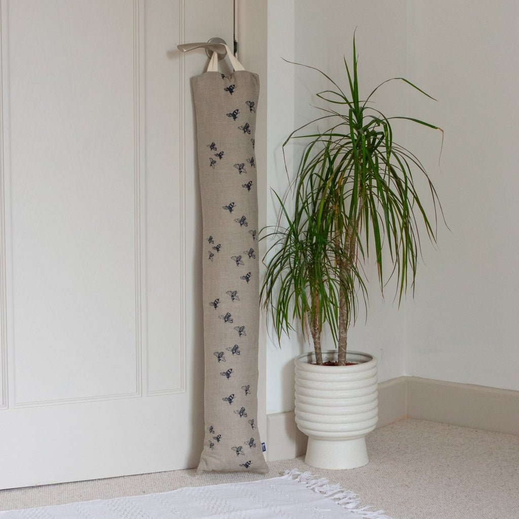 Bee Linen Draught Excluder from the Honey Bee Collection by Helen Round