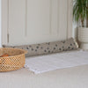 Natural Linen Draft Excluder with Bee Design from the Honey Bee Collection by Helen Round