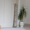 Floral Linen Draught Excluder on Natural Linen from the Garden Collection by Helen Round