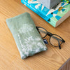Sage Green Linen Glasses/Sun Glasses Case from the Garden Collection by Helen Round