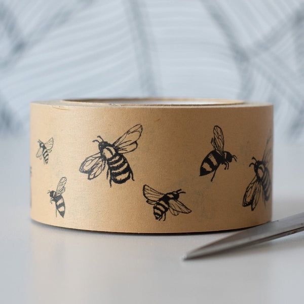Recyclable Packing Tape Bee Design Helen Round