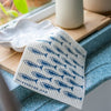 Compostable Eco Kitchen Sponge Cloth with Fish Design from the Quayside Collection by Helen Round