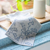 Biodegradable Eco Kitchen Cloth with English Bluebells from the Bluebell Collection by Helen Round