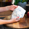 Compostable Eco Kitchen Sponge with Rame Head Design from the Rame Head Collection by Helen Round