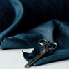 Linen Fabric in Navy Blue