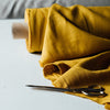 Mustard Linen Fabric
