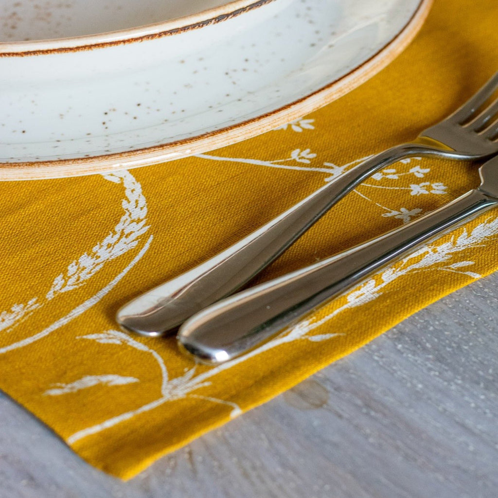 Screen Printed Linen Placemats