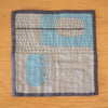 Slow Stitched Linen Mini Quilt by Rebekah Johnston for Helen Round