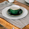 Natural and Navy Stripe Linen Placemat