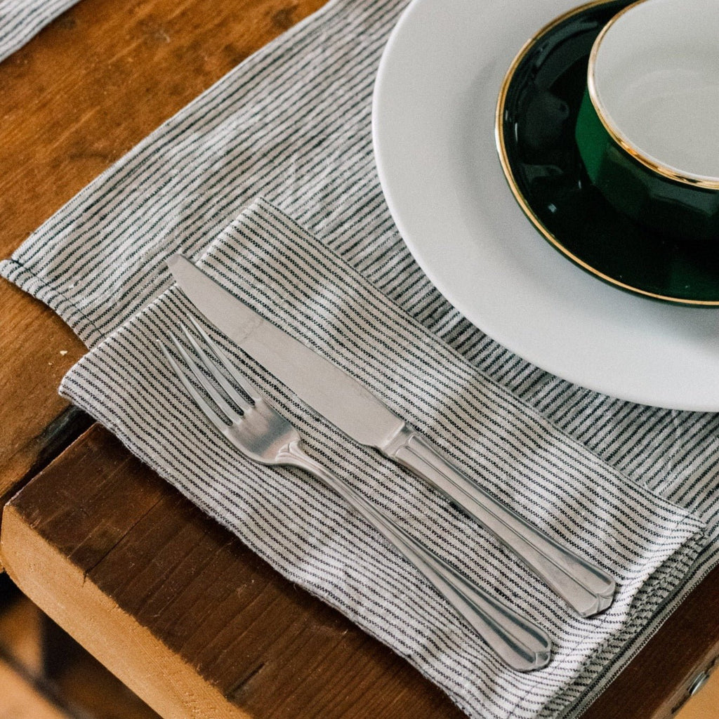 Linen Placemat With Stripe