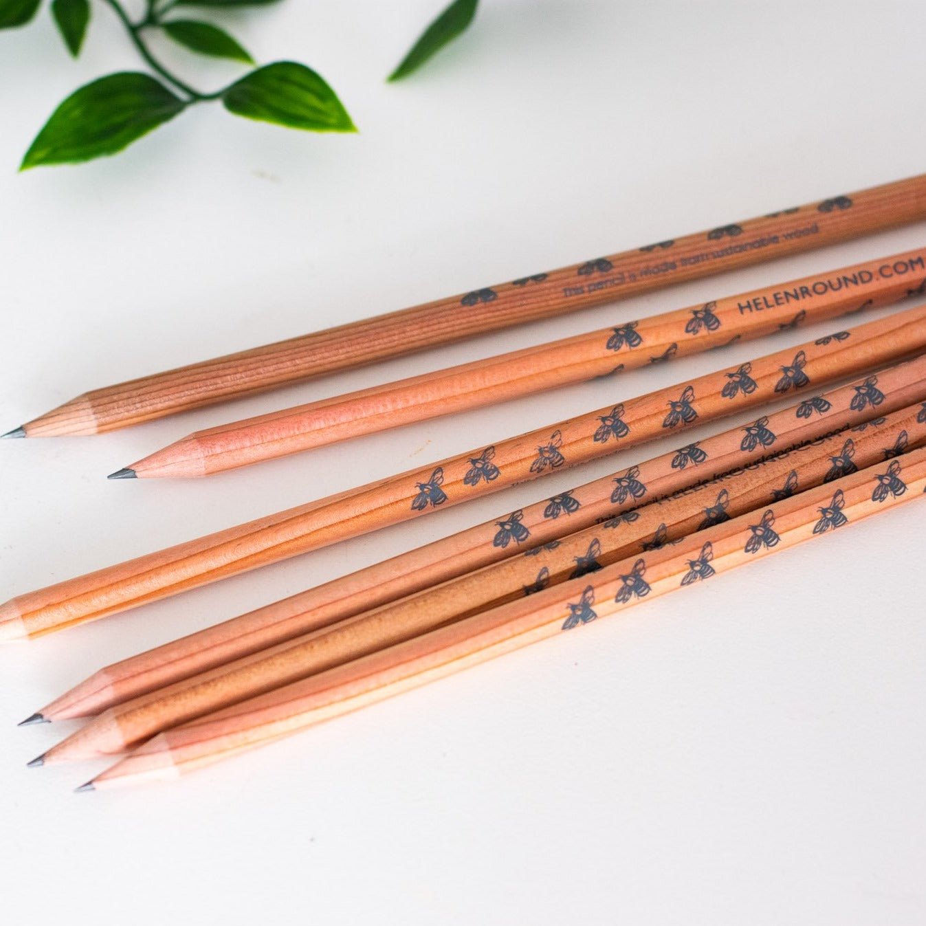 Wooden Bee Pencil from the Honey Bee Collection by Helen Round